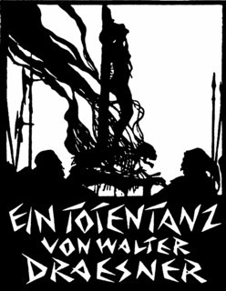 via www.scherenschnitt.org Walter Draesner Ein Totentanz, nach Scherenschnitten von Walter Draesner mit Geleitwort von Max von Boehn. Berlin: B. Behrs. Max von Boehn - 1922